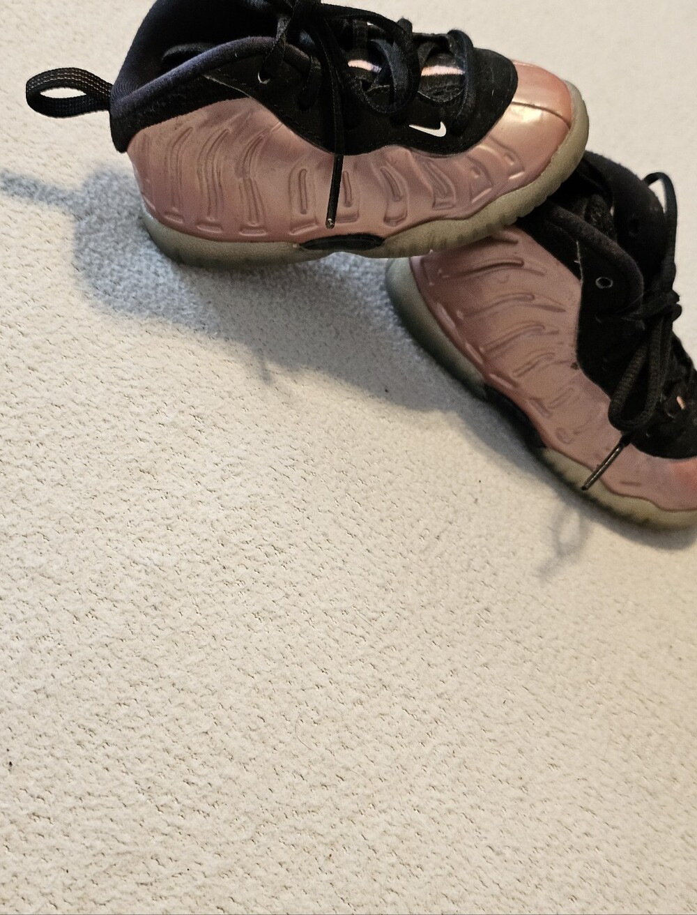 Nike Little Posite One TD Rust Pink Elemental Rose 723947-601 Toddler Size 5C​